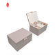 FSC Velvet Jewellery Organizer جعبه های نمایش جعبه جواهرات چرمی برای زنان