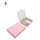 FSC Velvet Jewellery Organizer جعبه های نمایش جعبه جواهرات چرمی برای زنان