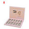 پالت جعبه آرایشی لوکس آرایشی رنگارنگ جعبه های سایه چشم سفارشی با چاپ لوگو