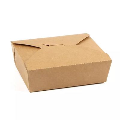 جعبه کاغذی یکبار مصرف لمینیت مات بسته بندی مواد غذایی حباب دار کرافت