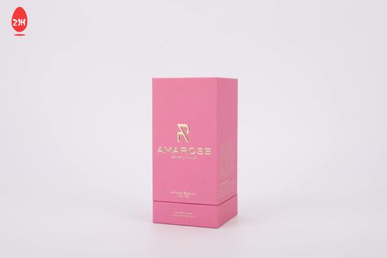 جعبه بسته بندی لوازم آرایشی و بهداشتی بطری عطر هدیه آرم سفارشی کاغذ سخت