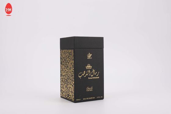 جعبه کادویی کاغذی تاشو مغناطیسی مسطح مسطح مشکی کارتن فانتزی با روبان