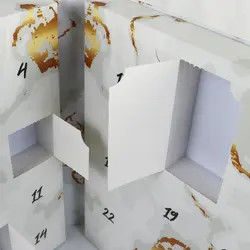 جعبه بسته بندی هدیه کاغذی عروس داماد مگنت/دکمه/کراوات سفارشی